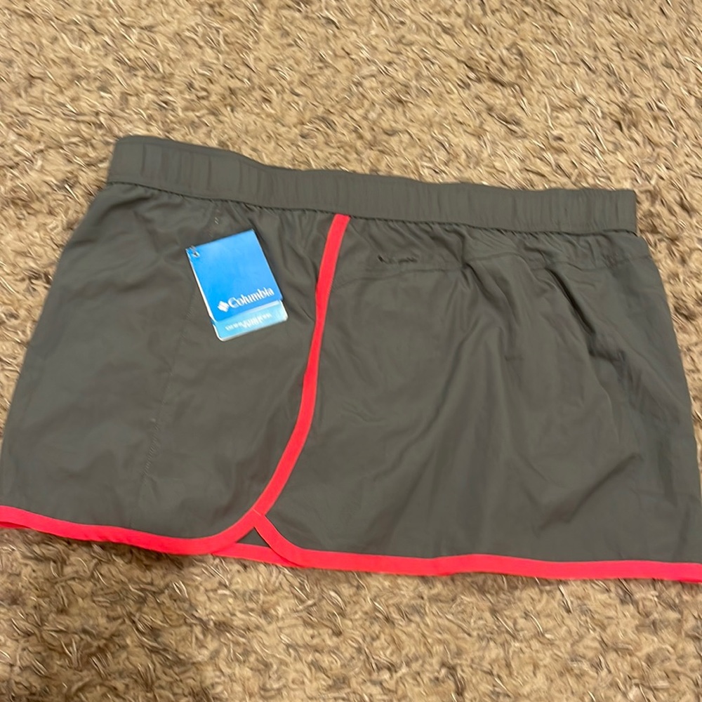 Columbia Omni Freeze Zero Gray Skort Skirt with Interior Shorts Women Size: XL